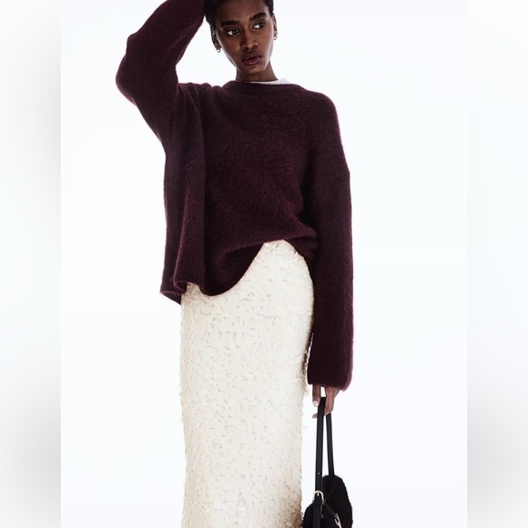 New H&M Sequined Midi Skirt - Picture 10 of 11